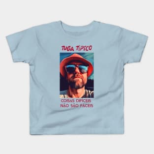 tuga tipico, pedrosa style, humor portugues v2 Kids T-Shirt